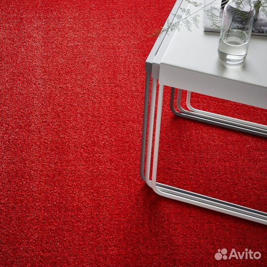 Ковер IKEA Лангстед красный 195х133см