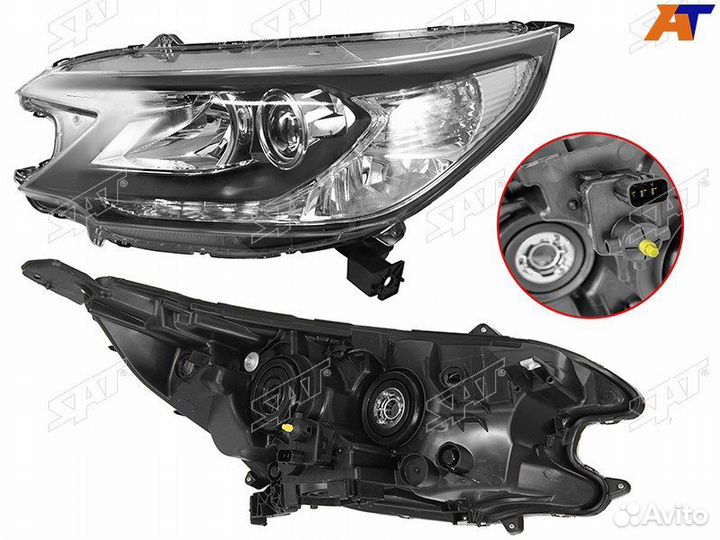 Фара honda CR-V 12-15 LH галоген, с электрокоррект