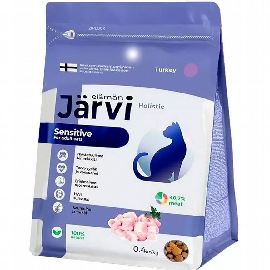 Jarvi сухой корм с индейкой 400г