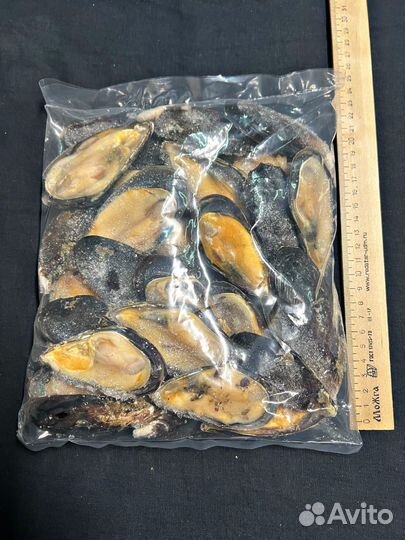 Креветки, мидии, морепродукты