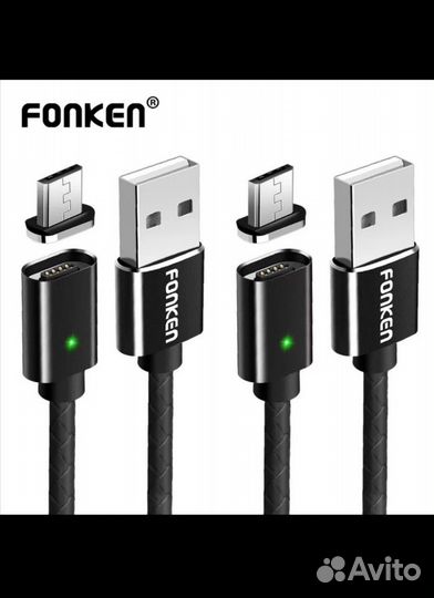 Магнитный кабель micro USB