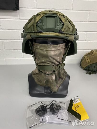 Военные товары Набор шлем + чехол и балаклава