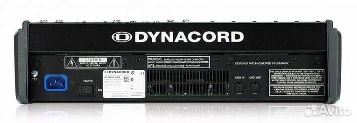 Dynacord CMS 600-3 MIG микшерный пульт и две колон