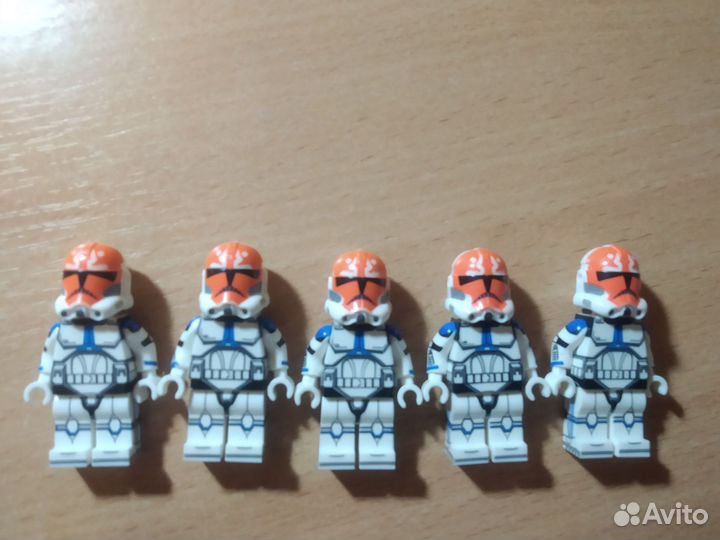 Lego Star Wars минифигурки клоны