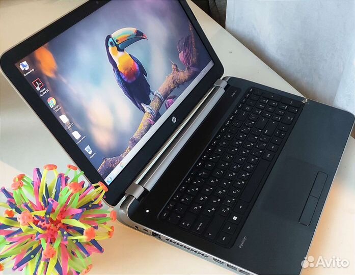 Ноутбук HP/4 ядра/как новый