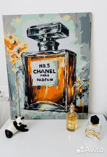 Картина на холсте Духи Шанель 40/50