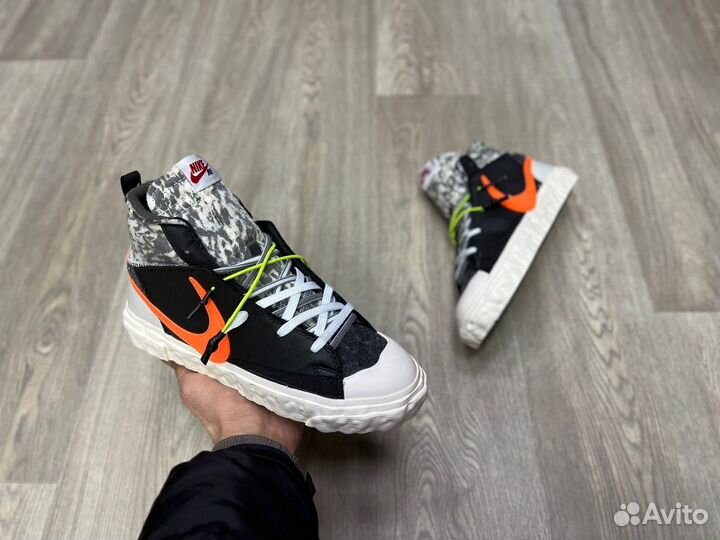 Кроссовки Nike Blazer Mid x readymade Black Camo