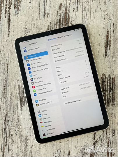 iPad Mini 6 64Gb + Pencil 2 (новое состояние)