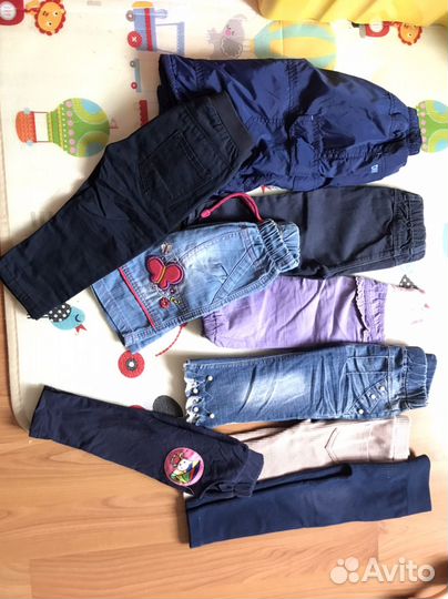 Вещи пакетом на девочку 62-68,74-80