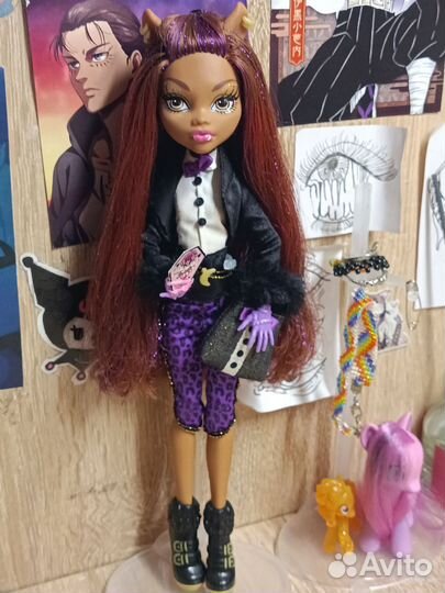 Кукла монстер хай клодин вульф