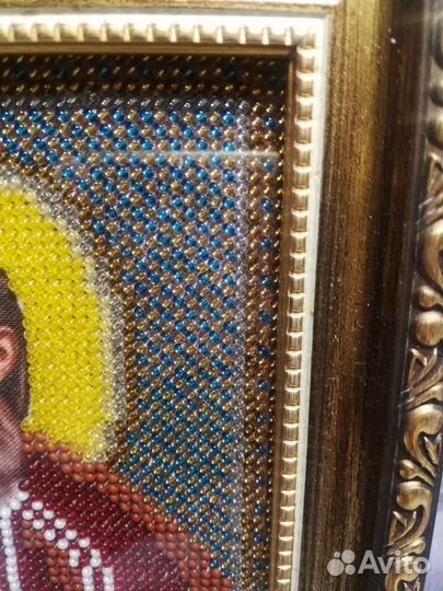 Икона вышитая бисером