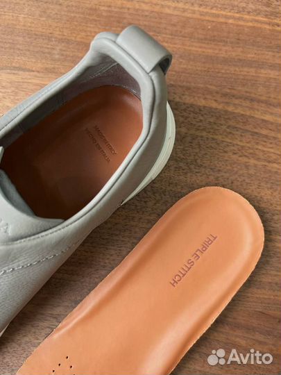 Zegna слипоны кожаные