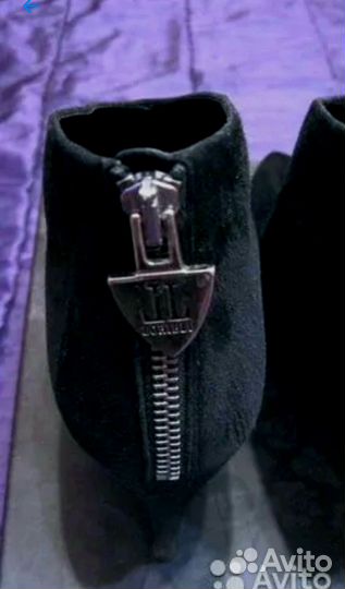 Ботильоны замша 