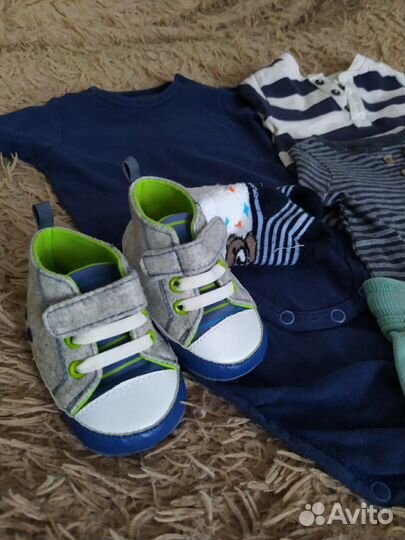 Вещи на мальчика 0-6 мес