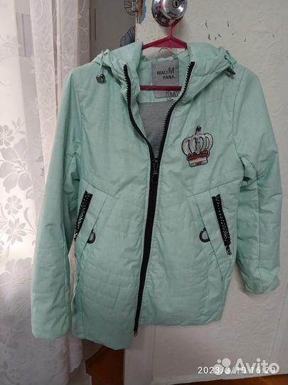 Ветровка для девочки удлиненная 152