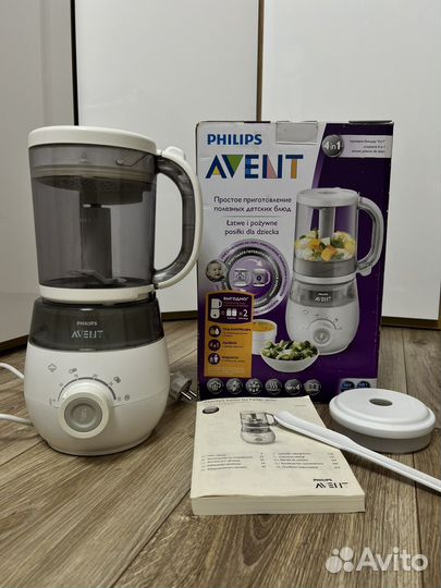 Блендер-пароварка 4в1 Philips Avent