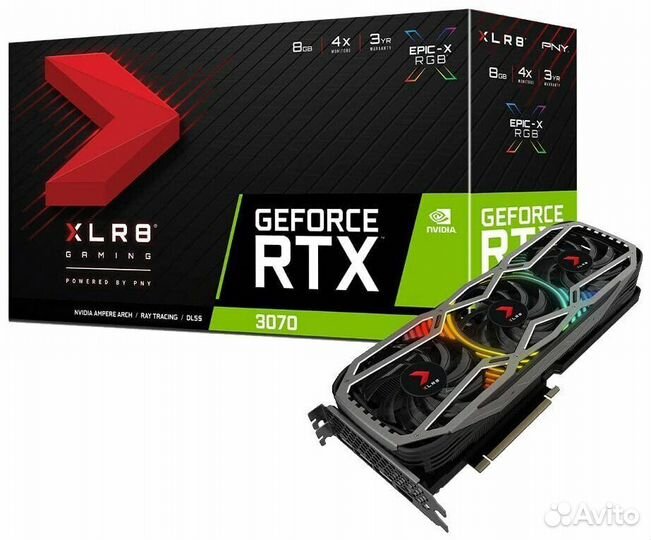 PNY GeForce RTX 3070 XLR8 Gaming revel epic-X