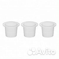 Колпачки для тату/пигмента/краски. (М 8мм, 100шт)