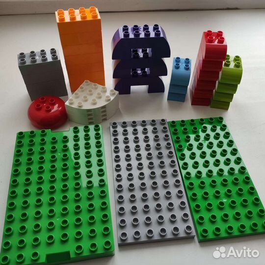 Lego duplo платформы, кубики