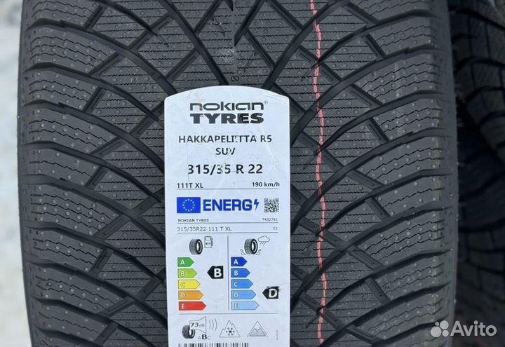 Nokian Tyres Hakkapeliitta R5 SUV 275/40 R22 и 315/35 R22 111T