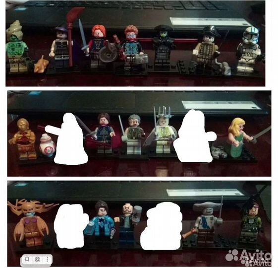 Лего-Фигурки Marvel,Star Wars,Гарри поттер и др