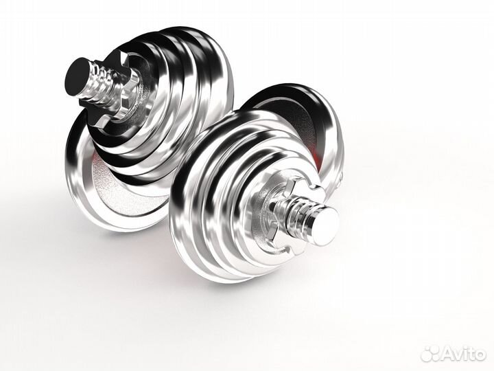 Набор гантелей Unixfit в кейсе 20 кг