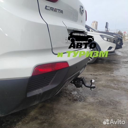 Быстросъемный фаркоп для Hyundai Creta. Установка