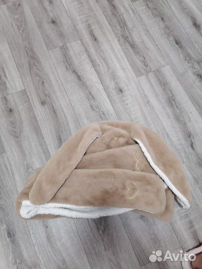 Шапка шарф зайчик