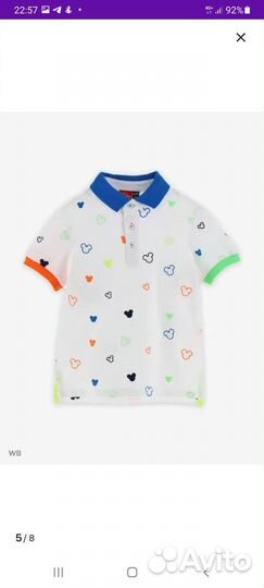 Поло original marines 11-12 лет