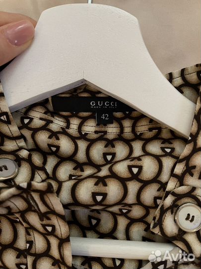 Блузка шелковая gucci