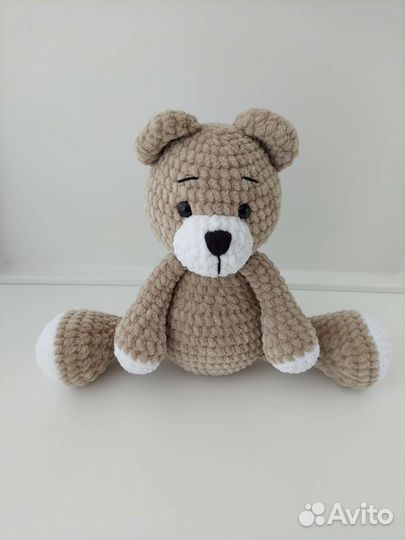 Вязаный медведь, плюшевый мишка крючком