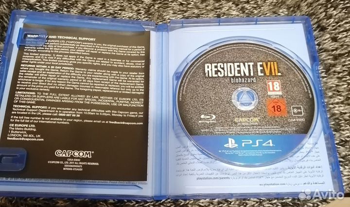 Resident evil biohazard для PS4