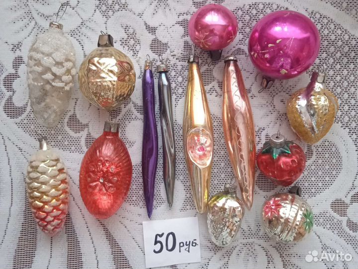 Елочные игрушки СССР