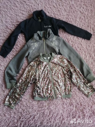 Детские вещи пакетом на девочку 116-134