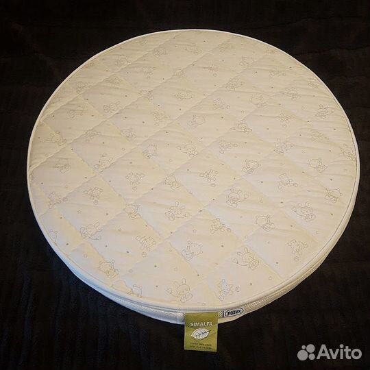 Матрас круглый и наматрасник Plitex Плитекс Юниор