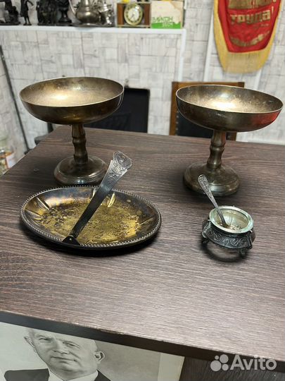 Мельхиоровая посуда СССР