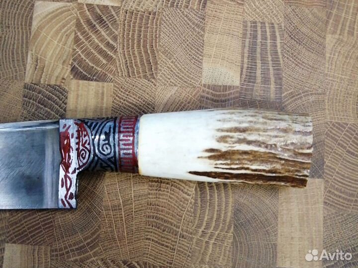 Узбекские ножи пчак, рог косули