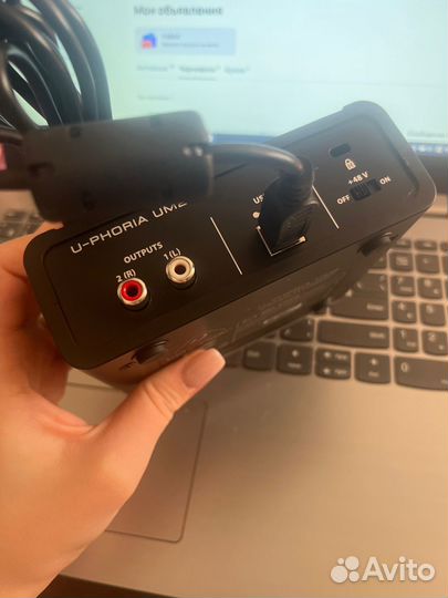 Внешняя звуковая карта u-phoria um2 новая