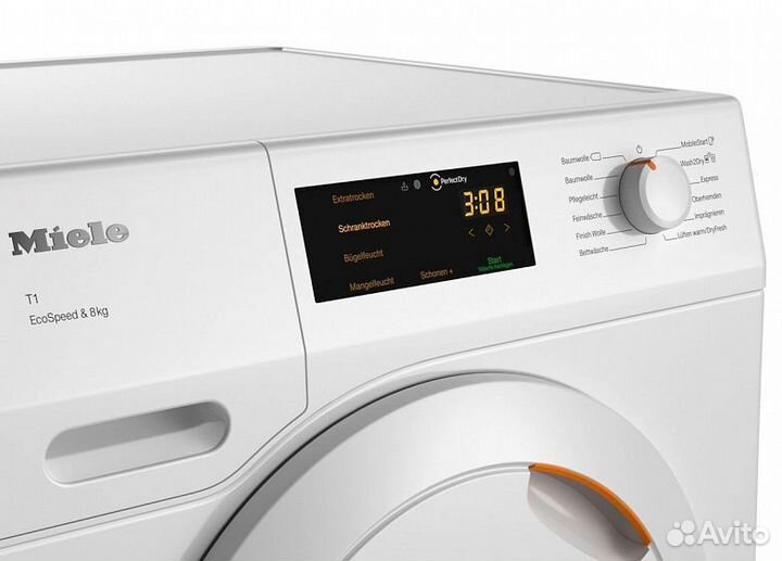 Сушильная машина miele TCC570WP