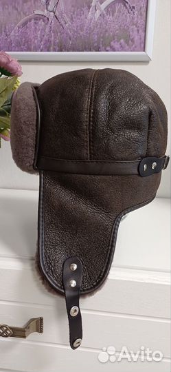 Мужская зимняя шапка ушанка меховая