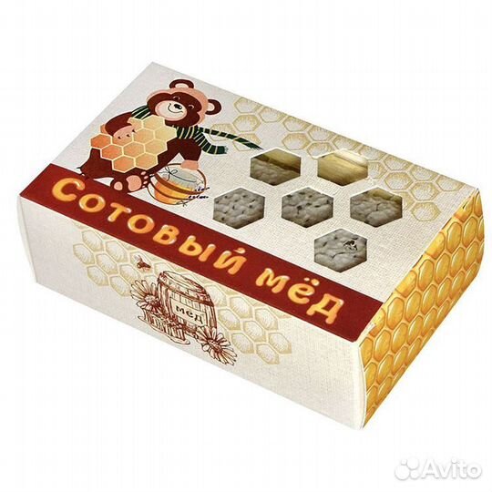 Коробка для сотового меда Мишка (20 шт)