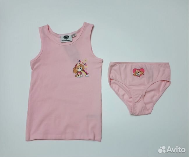 Комплект трусы и майка для девочки 122 128