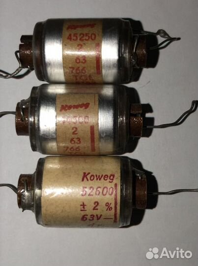 Немецкие аудио конденсаторы Koweg
