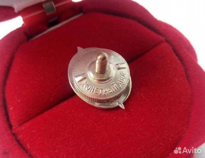 Знак, значок нквд серебро 925. Эмаль. Винт