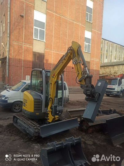 Мини экскаватор,ямобур,демонтаж,в аренду