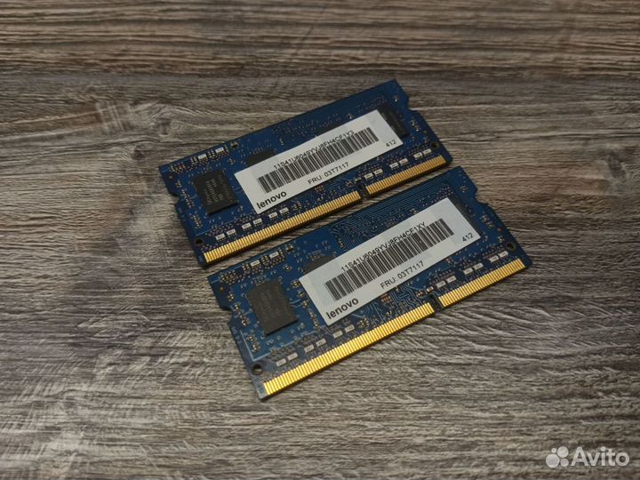 Память SO dimm DDR3L 4 GB hynix 1600 MHZ