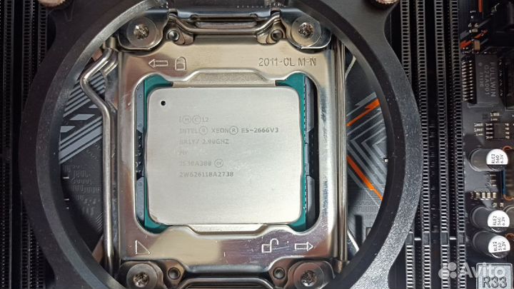 Комплект e5-2666v3 + материнка X99-G7 +16Gb