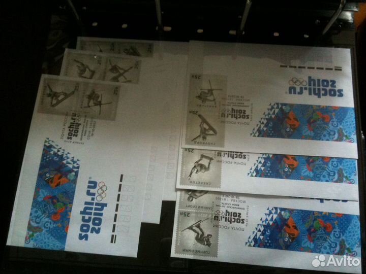 Олимпиада Сочи 2014 Большая почтовая коллекция