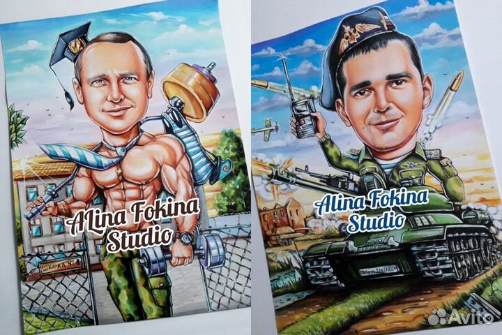 Шарж по фото и на заказ. Шаржист на мероприятие