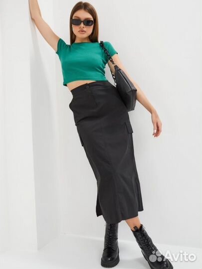 Юбка карго миди